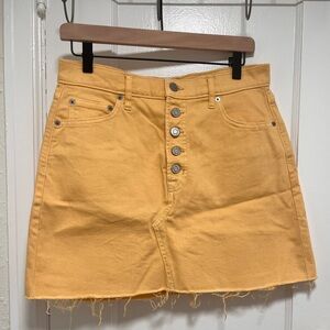 Gap Denim Yellow skirt